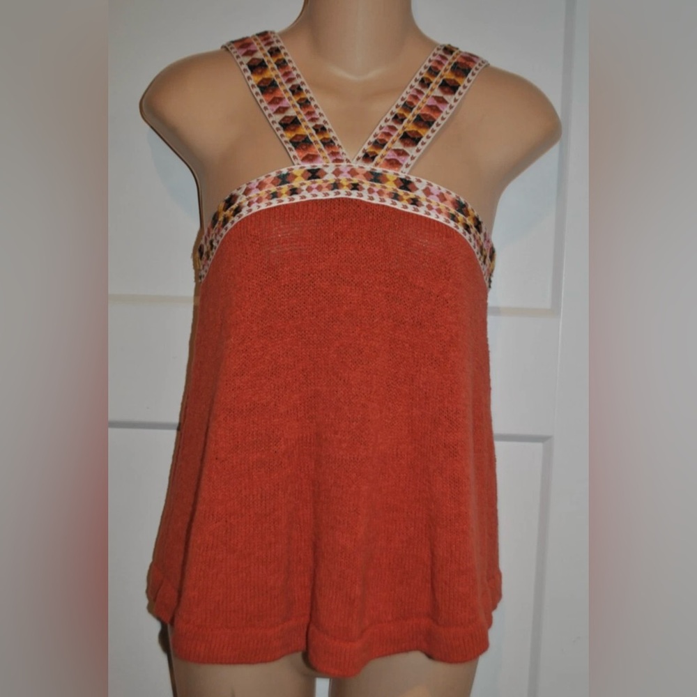 MADEWELL Embroidered BoHo Strappy Top size XXS Excellent